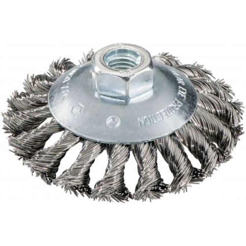 Metabo Kulatý kartáč 100x0,5x10 mm/ M 14, ocel, zkroucený, kříž. 623803000 Metabo Kulatý kartáč 100x0,5x10 mm/ M 14, ocel, zkroucený, kříž. 623803000