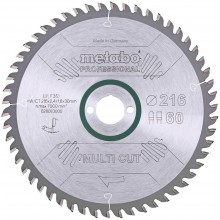 Metabo "Multi Cut Professional" Pilový kotouč 216x30, Z60 FZ/TZ, 5°NEG. 628083000