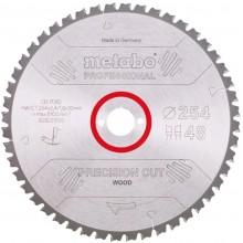 Metabo Pilový kotouč "precision cut wood - professional", 254x30, Z60 WZ 5° neg. 628222000