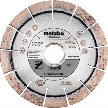 Metabo Diamantový řezný kotouč 125x22,23mm, "GP", žula "Profesionál" 628576000