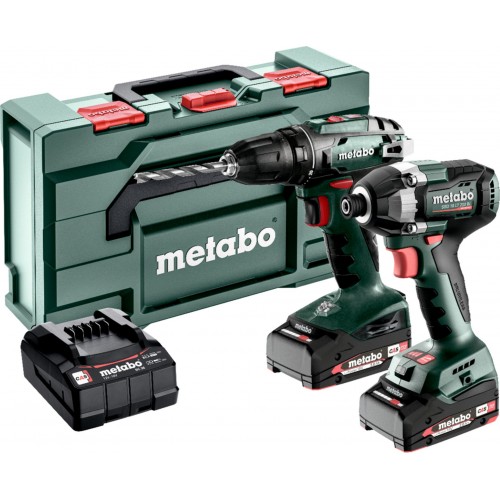 Metabo Combo Set 2.8.1 ( SSD 18 LT 200 BL + BS18 +18V/2x2,0Ah +SC 36) Metabox 685193000 Metabo Combo Set 2.8.1 ( SSD 18 LT 200 BL + BS18 +18V/2x2,0Ah +SC 36) Metabox 685193000