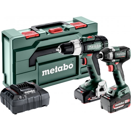 Metabo Combo Set 2.8.2 ( SSD18LT200 BL + BS18L +18V/1x2,0Ah /1x4,0Ah +SC 36) 685193000 Metabo Combo Set 2.8.2 ( SSD18LT200 BL + BS18L +18V/1x2,0Ah /1x4,0Ah +SC 36) 685193000