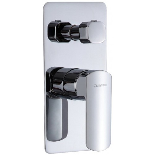 SAPHO MIXONA podomítková sprchová baterie, 2 výstupy, chrom MG042