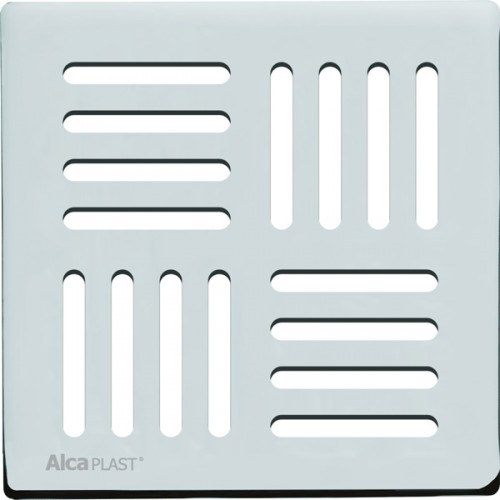 ALCAPLAST Mřížka 143 × 143 nerez MPV005