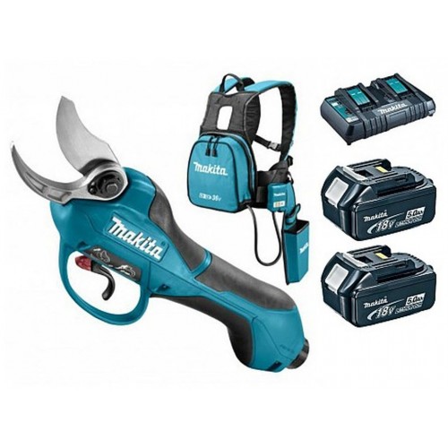 MAKITA DUP361PT2 Aku nůžky na vinnou révu Li-ion (2x 5,0 Ah/18V)