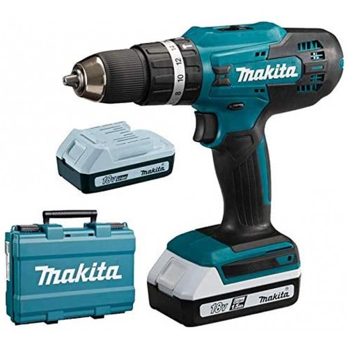 MAKITA HP488DWE Aku příklepový šroubovák Li-ion 2x aku 18V/1,5Ah G