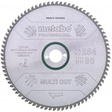 Metabo Multi cut - professional Pilový kotouč 254X30,80z 628223000