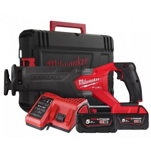 Milwaukee M18 FSZ-502X Aku pila ocaska 2x5.0 Ah, HD Box 4933478291