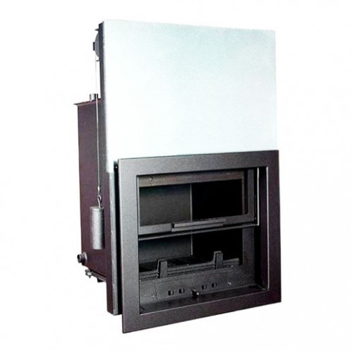 KRATKI OLIWIA/PW/22/G/W krbová vložka teplovodní, výsuvné sklo, s chladící smyčkou