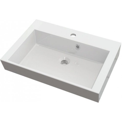 SAPHO ORINOKO umyvadlo 60x45cm, litý mramor OR060