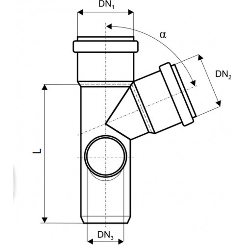 OSMA HTEP paneláková odbočka pravá 110/110/75 87°