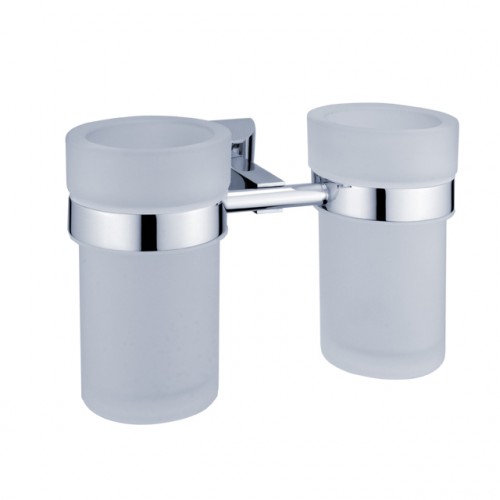 NIMCO PALLAS ATHÉNA dvojitý držák sklenky, rosené sklo PA12058DW-26 NIMCO PALLAS ATHÉNA dvojitý držák sklenky, rosené sklo PA12058DW-26