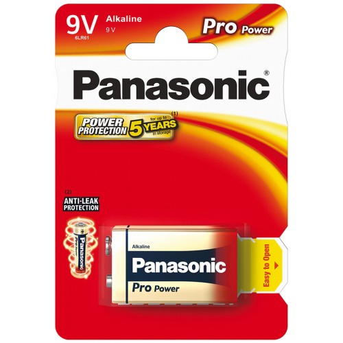 PANASONIC 6LR61 1BP 9V Pro Power alk Baterie 35049266 PANASONIC 6LR61 1BP 9V Pro Power alk Baterie 35049266