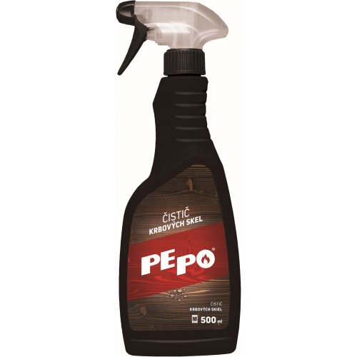 PE-PO Čistič krbových skel s vůní citrusů rozprašovač 500 ml PE-PO Čistič krbových skel s vůní citrusů rozprašovač 500 ml