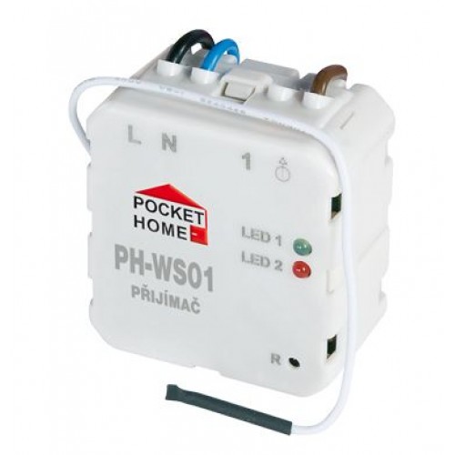 ELEKTROBOCK PH-WS01 Přijímač pod vypínač PocketHome® 1326elb ELEKTROBOCK PH-WS01 Přijímač pod vypínač PocketHome® 1326elb