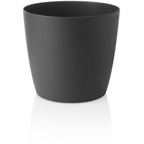 PLASTKON Dekorativní květináč Ella Twist'n'Roll 30 cm matná antracit
