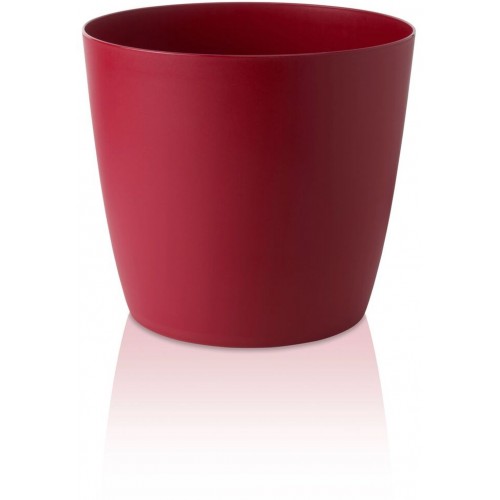 PLASTKON Dekorativní květináč Ella Twist'n'Roll 40 cm matná červená