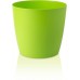 PLASTKON Dekorativní květináč Ella Twist'n'Roll 40 cm matná hráškově zelená