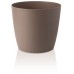 PLASTKON Dekorativní květináč Ella Twist'n'Roll 35 cm matná taupe