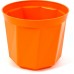 PLASTKON Dekorativní květináč Rosa 19 cm oranžová