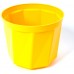 PLASTKON Dekorativní květináč Rosa 10 cm žlutá