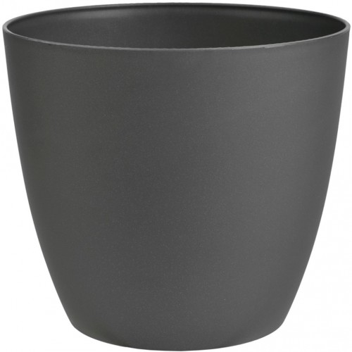 PLASTKON Dekorativní květináč Ella 18 cm matná antracit