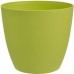 PLASTKON Dekorativní květináč Ella 13 cm matná hráškově zelená