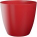 PLASTKON květináč Dekorativní Ella 21 cm - červená mat