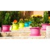 PLASTKON Květináč Campanula 28 cm hráškovo zelená