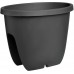 PLASTKON Balkónový květináč Balconia OVI na zábradlí 30 cm antracit