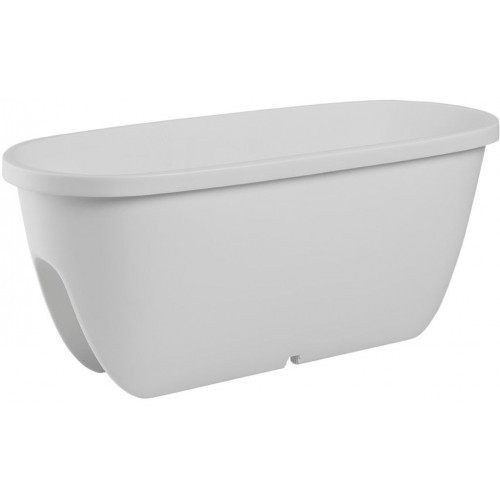 PLASTKON Balkónový květináč Balconia OVI na zábradlí 60 cm bílá
