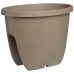 PLASTKON Balkónový květináč Balconia OVI na zábradlí 30 cm taupe