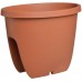 PLASTKON Balkónový květináč Balconia OVI na zábradlí 30 cm terakota