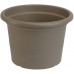 PLASTKON Květináč Campanula 23 cm taupe