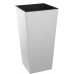 PLASTKON In- & Outdoor květináč Elise mat 20 cm bílá
