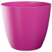 PLASTKON Dekorativní květináč Ella 18 cm lesklá fuksie