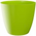 PLASTKON Dekorativní květináč Ella 25 cm lesklá hráškově zelená