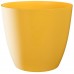 PLASTKON Dekorativní květináč Ella 21 cm lesklá žlutá