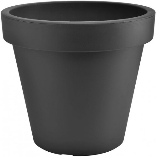 PLASTKON Dekorativní květináč Metro Twist'n'Roll 49 cm antracit