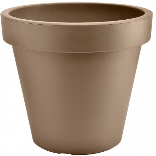 PLASTKON Dekorativní květináč Metro Twist'n'Roll 29 cm taupe
