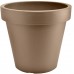 PLASTKON Dekorativní květináč Metro Twist'n'Roll 29 cm taupe