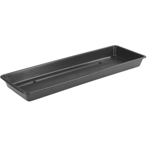 PLASTKON Miska pod truhlík Garden 100 cm antracit