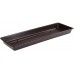 PLASTKON Miska Extra Flor 40 cm hnědá
