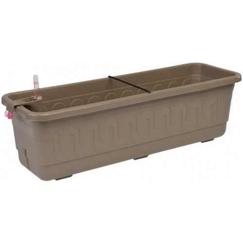 PLASTKON Samozavlažovací truhlík Smart Systém Fantazie 40 cm taupe