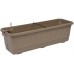 PLASTKON Samozavlažovací truhlík Smart Systém Fantazie 40 cm taupe