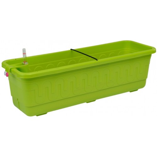 PLASTKON Samozavlažovací truhlík Smart Systém Fantazie 40 cm hráškově zelená