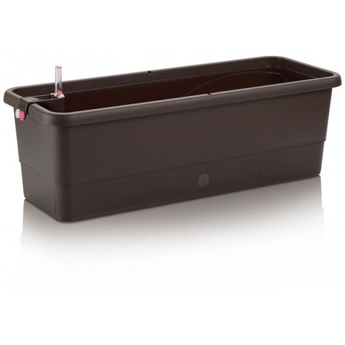 PLASTKON Samozavlažovací truhlík Smart Systém Gardenie 100 cm hnědá