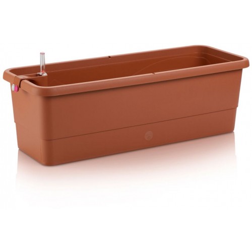 PLASTKON Samozavlažovací truhlík GARDENIE SMART 60x22,5x19,5 cm terakota