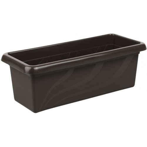 PLASTKON Truhlík Trend 40 cm hnědá PLASTKON Truhlík Trend 40 cm hnědá