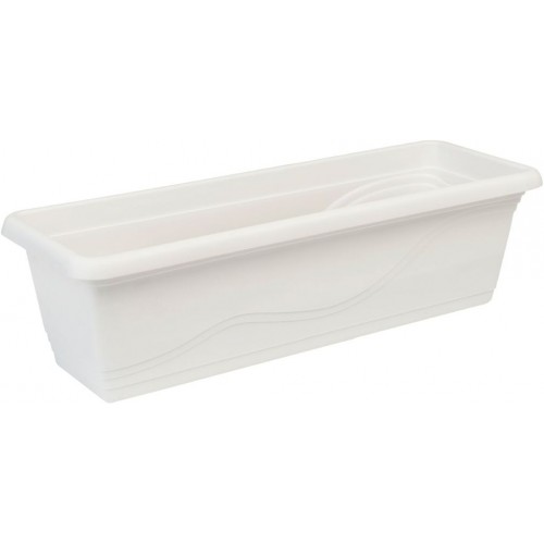 PLASTKON Truhlík Extra Flor 80 cm bílá PLASTKON Truhlík Extra Flor 80 cm bílá